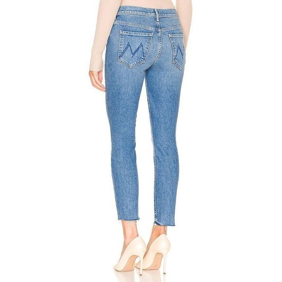New MOTHER Women's The Stunner Ankle Fray Jeans in Crate Digger size 27 - Picture 2 of 7
